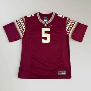 FSU Florida State Seminoles Garnet Jameis Winston Nike Jersey #5 Youth Sz Lrg